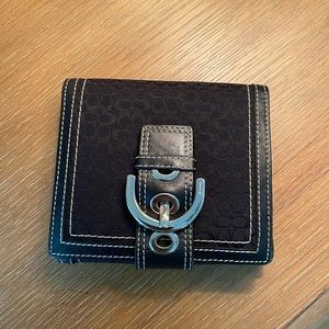 Black coach wallet